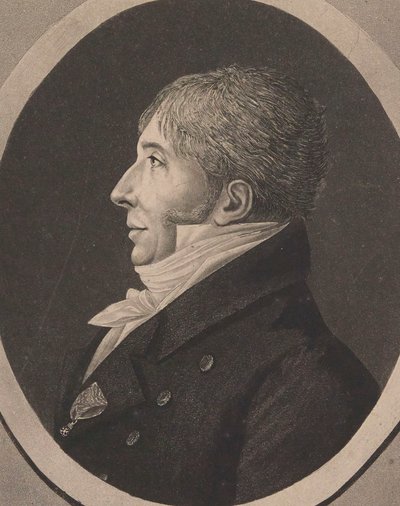 Retrato del compositor Jean-François Le Sueur 1760-1837, 1818 de Edme Quenedey