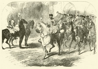 Banda de los Guardias a Caballo de Edmond (after) Morin