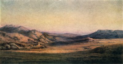 Pintura de un paisaje, título desconocido de Edmond Baibazzona