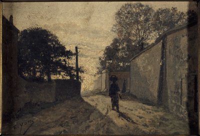 Rue Saint-Vincent en Montmartre, hacia 1865 (óleo sobre lienzo) de Edmond Charles Yon