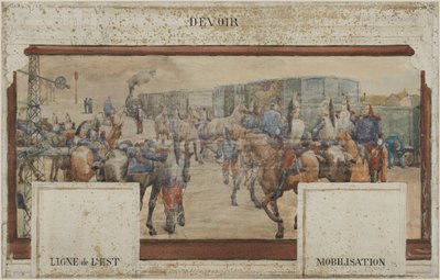 Boceto para el ayuntamiento de Nogent-sur-Marne: Deber: Ligne de l
