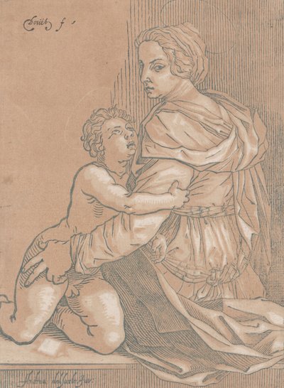 Virgen y niño, ca. 1530 de Edmond Douet