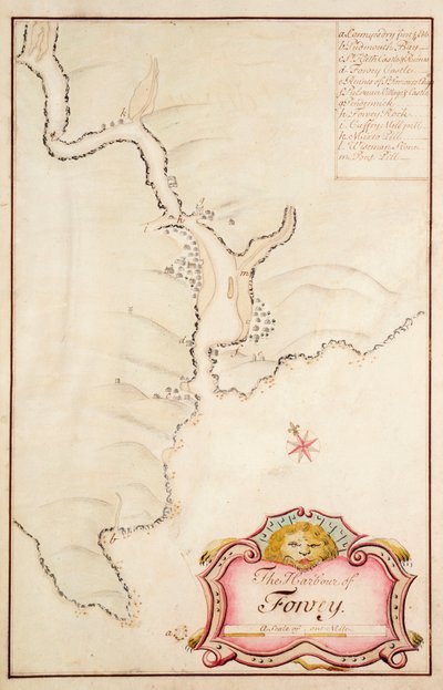 El puerto de Fowey, Cornualles de Edmond Dummer