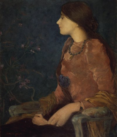 Dama Pensativa, Sentada de Edmond François Aman Jean