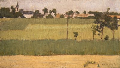 Las Afueras de un Pueblo, ca. 1880 de Edmond François Aman Jean