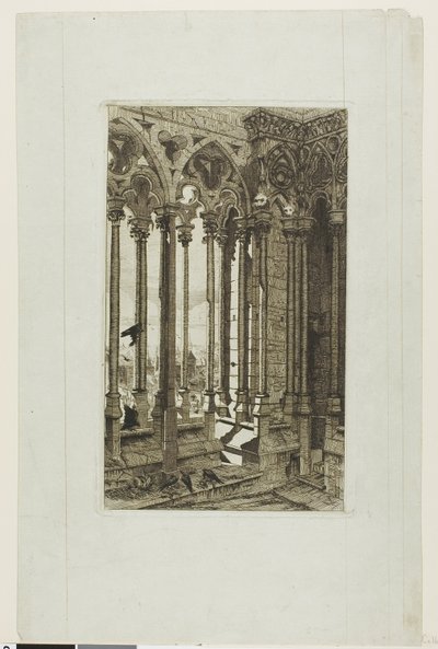 La Galería de Notre-Dame, París de Edmond Gosselin