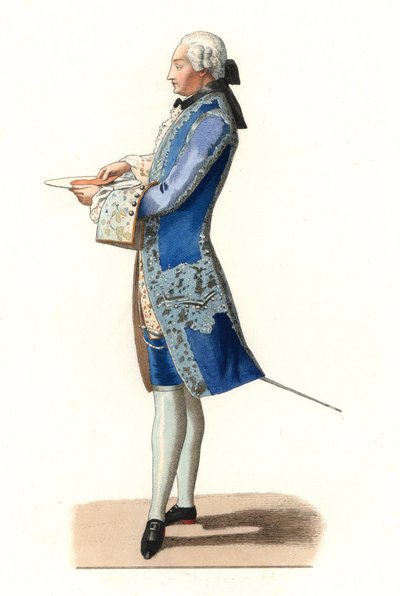 Charles Rosalie de Rohan Chabot (1740-1813), Conde de Jarnac, de una ilustración de Edmond Lechevallier-Chevignard, de 