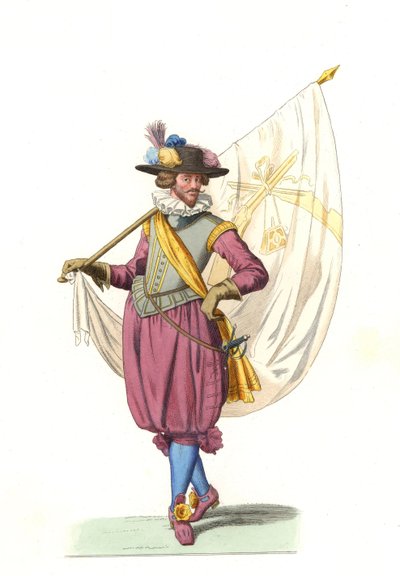Estandarte de puerta de una compañía de arcabuceros de Edmond Lechevallier Chevignard