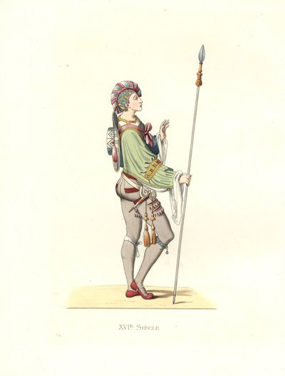 Asistente militar flamenco de Edmond Lechevallier Chevignard