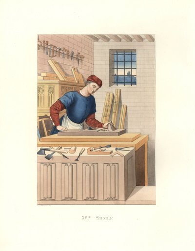 Artesano francés de Edmond Lechevallier Chevignard