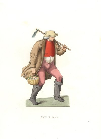 Trabajador francés de Edmond Lechevallier Chevignard