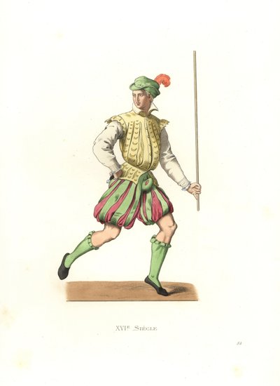 Lacayo francés de Edmond Lechevallier Chevignard