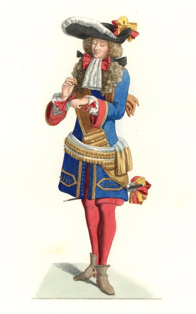 Oficial real francés de Edmond Lechevallier Chevignard