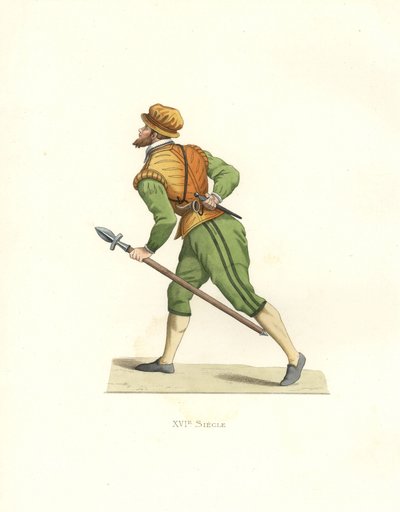 Cazador en la época de Carlos IX de Francia de Edmond Lechevallier Chevignard