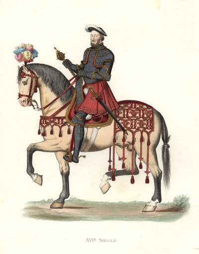 Rey Francisco I de Francia (1494-1547) de Edmond Lechevallier Chevignard