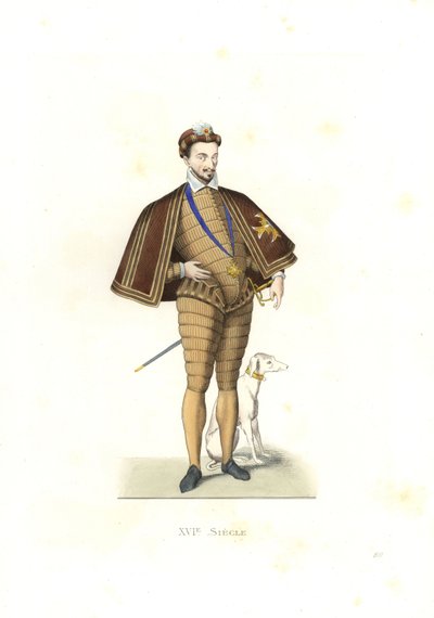 Rey Enrique III de Francia de Edmond Lechevallier Chevignard