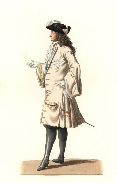 Luis XIV de Francia (1638-1715) de Edmond Lechevallier Chevignard