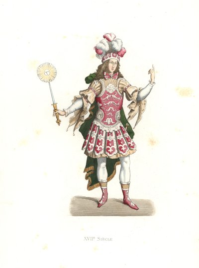 Luis XIV, el Rey Sol, en traje de ballet de Edmond Lechevallier Chevignard