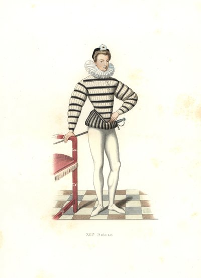 Retrato de Saint-Megrin, Francia de Edmond Lechevallier Chevignard