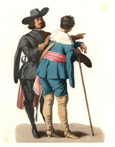 Retrato de dos artistas españoles de Edmond Lechevallier Chevignard