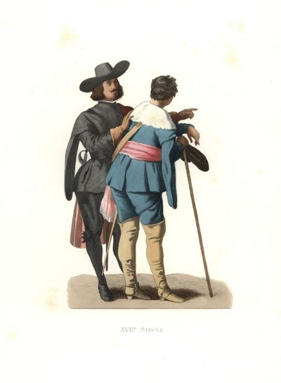 Retrato de dos artistas, España de Edmond Lechevallier Chevignard