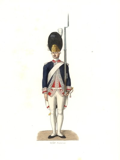 Soldado de la Guardia Francesa de Edmond Lechevallier Chevignard