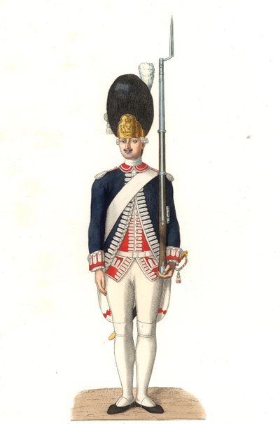 Soldado de la Guardia Francesa de Edmond Lechevallier Chevignard