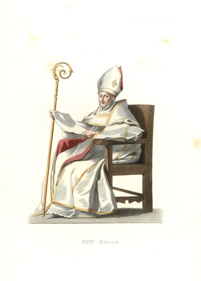 Obispo español de Edmond Lechevallier Chevignard