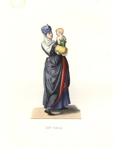 Mujer de Bayona de Edmond Lechevallier Chevignard