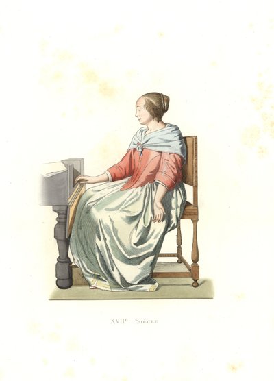 Mujer de calidad, Holanda de Edmond Lechevallier Chevignard
