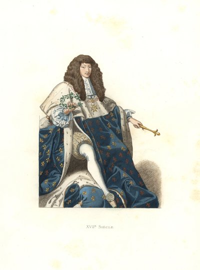 Joven Luis XIV, Rey de Francia de Edmond Lechevallier Chevignard