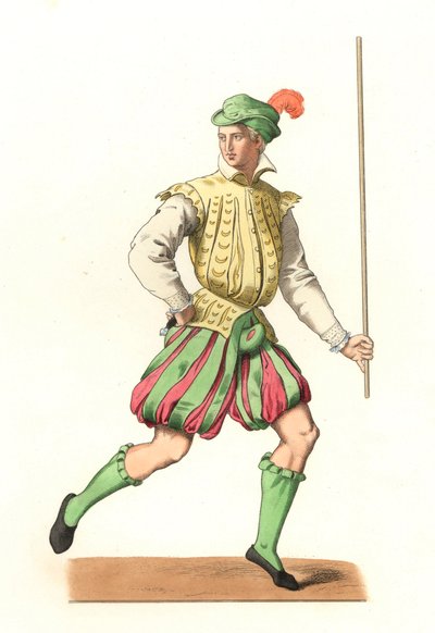 Lacayo francés de Edmond Lechevallier Chevignard