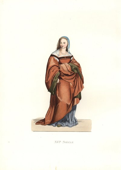 Dama de Florencia de Edmond Lechevallier Chevignard
