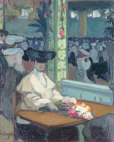 Esperando (Moulin de la Galette) de Edmond Lempereur