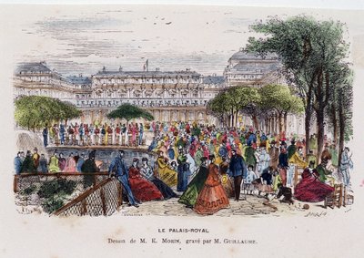 El Palacio Real - dibujo de Morin, circa 1830 de Edmond Morin