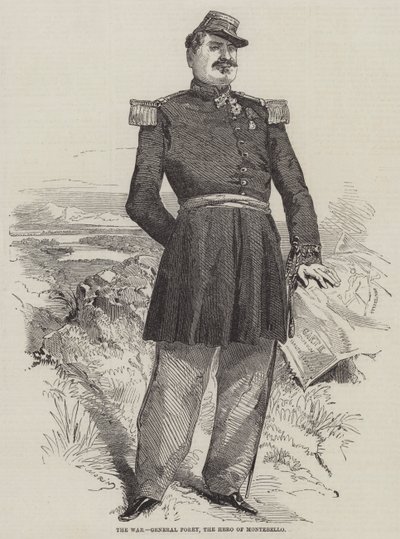 La Guerra, General Forey, el Héroe de Montebello de Edmond Morin