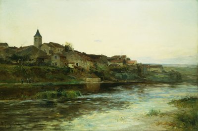 Un pueblo fluvial francés de Edmond Petitjean