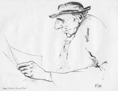 Vizconde Cecil, estadista británico, 1935 de Edmond Xavier Kapp
