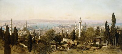 Una vista de Constantinopla de Edmund Berninger