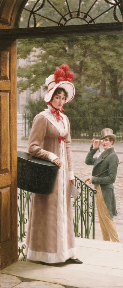 Una fuente de admiración, 1904 de Edmund Blair Leighton