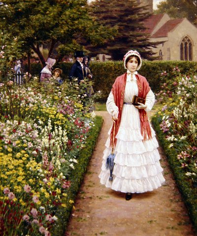 Después del servicio de Edmund Blair Leighton