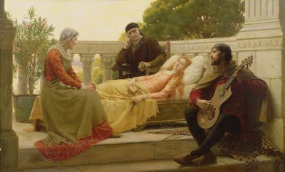 Cómo Liza amaba al rey, 1890 de Edmund Blair Leighton
