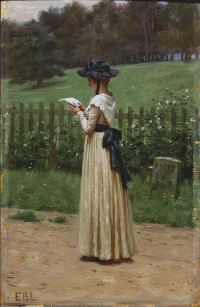 La carta de amor de Edmund Blair Leighton