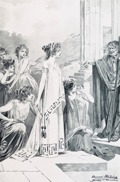 Ilustración para el Fausto de Goethe de Edmund Bruning