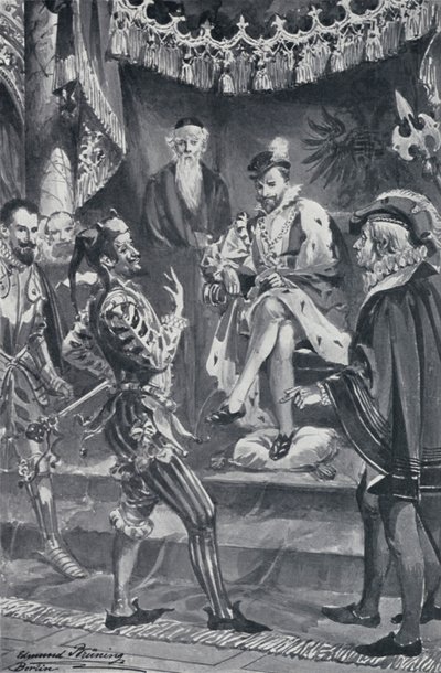 Ilustración para el Fausto de Goethe de Edmund Bruning