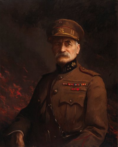 General Georges Leman, comandante de la ciudad fortificada de Lieja, 1919-1920 de Edmund Charles Tarbell