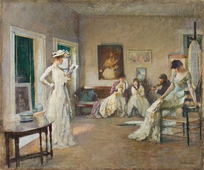 Ensayo en el estudio de Edmund Charles Tarbell