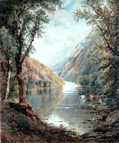 Escena en los Catskills de Edmund Darch Lewis