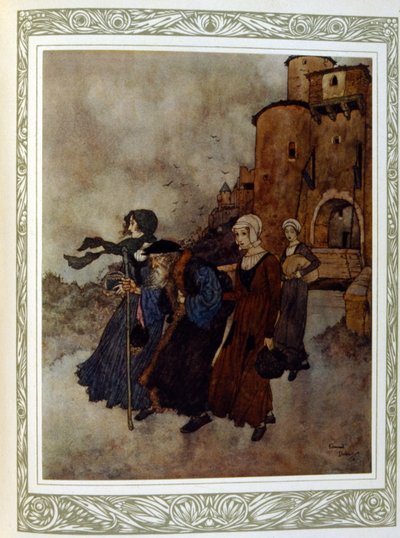 Edición francesa de los Cuentos de Hans Christian Andersen (impresión) de Edmund Dulac
