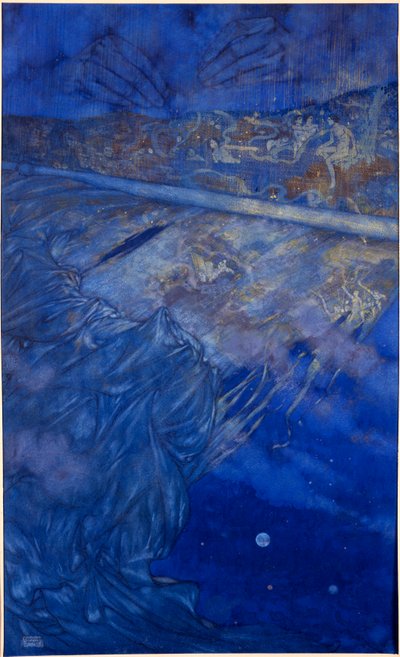 We Are Such Stuff as Dreams are Made On", de "La Tempestad". de Edmund Dulac